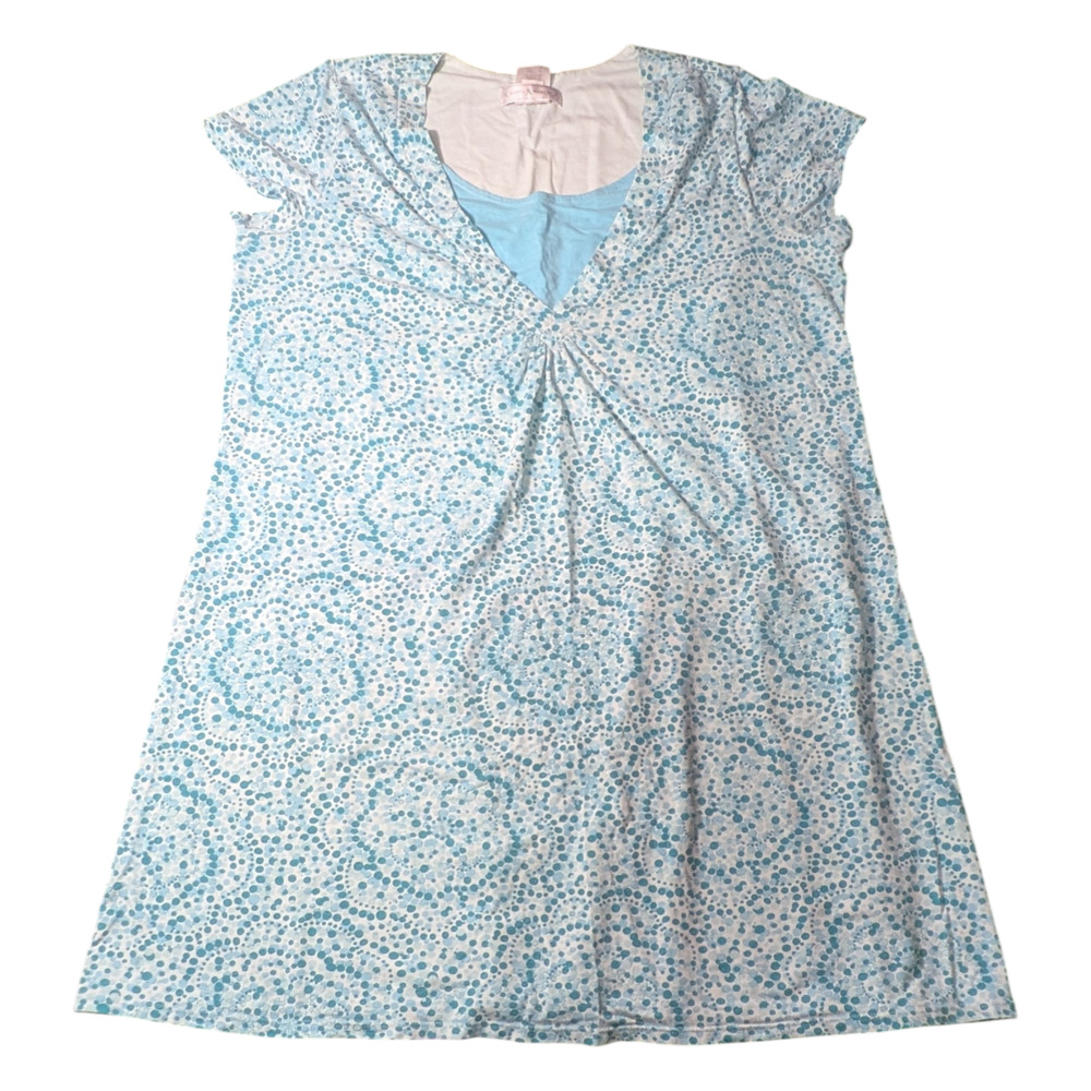 Earth Angels - Women's Sleeveless Top / Shirt - Size L 12-14 - Teal Light Blue